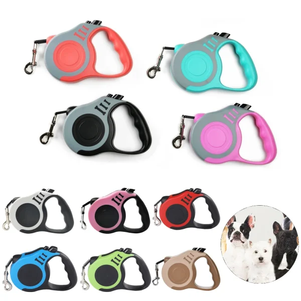 5m Automatic Retractable Durable Nylon Dog Leash