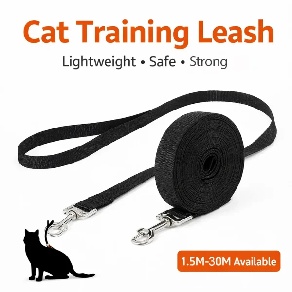 Extra Long Nylon Training Leash for Dogs and Cats (1.5m-30m)