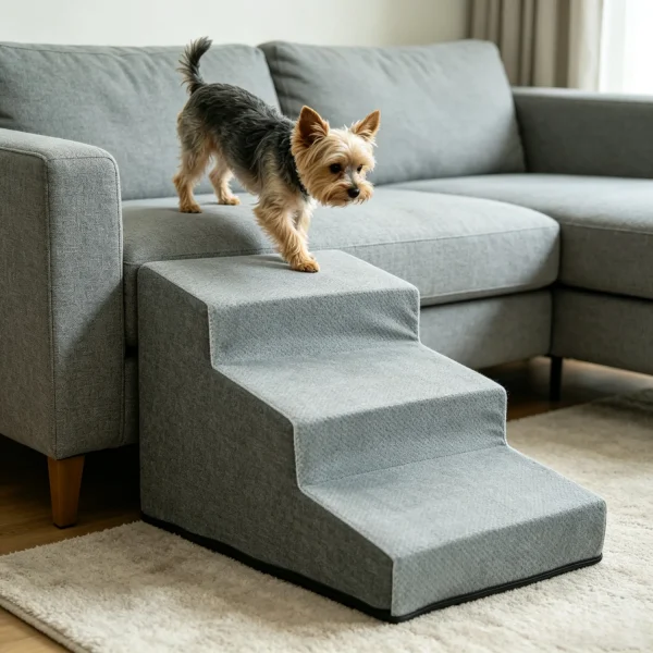 High Density Foam Non-Slip Pet Stairs with Washable Cover