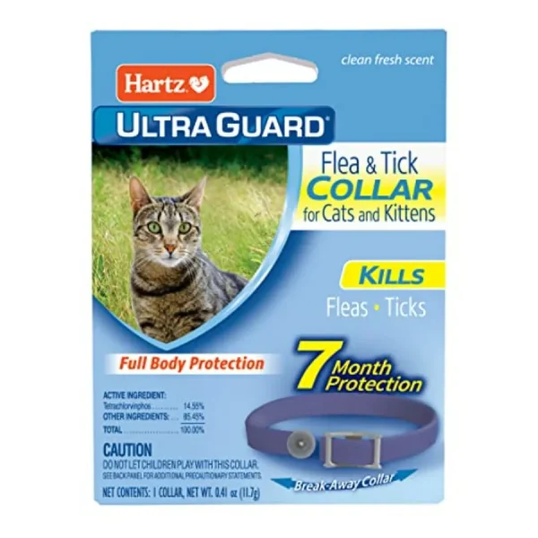 UltraGuard Purple Flea and Tick Collar for Cats, 7-Month Protection